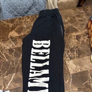 Jerzees Black Kids Joggers with Bold White Print